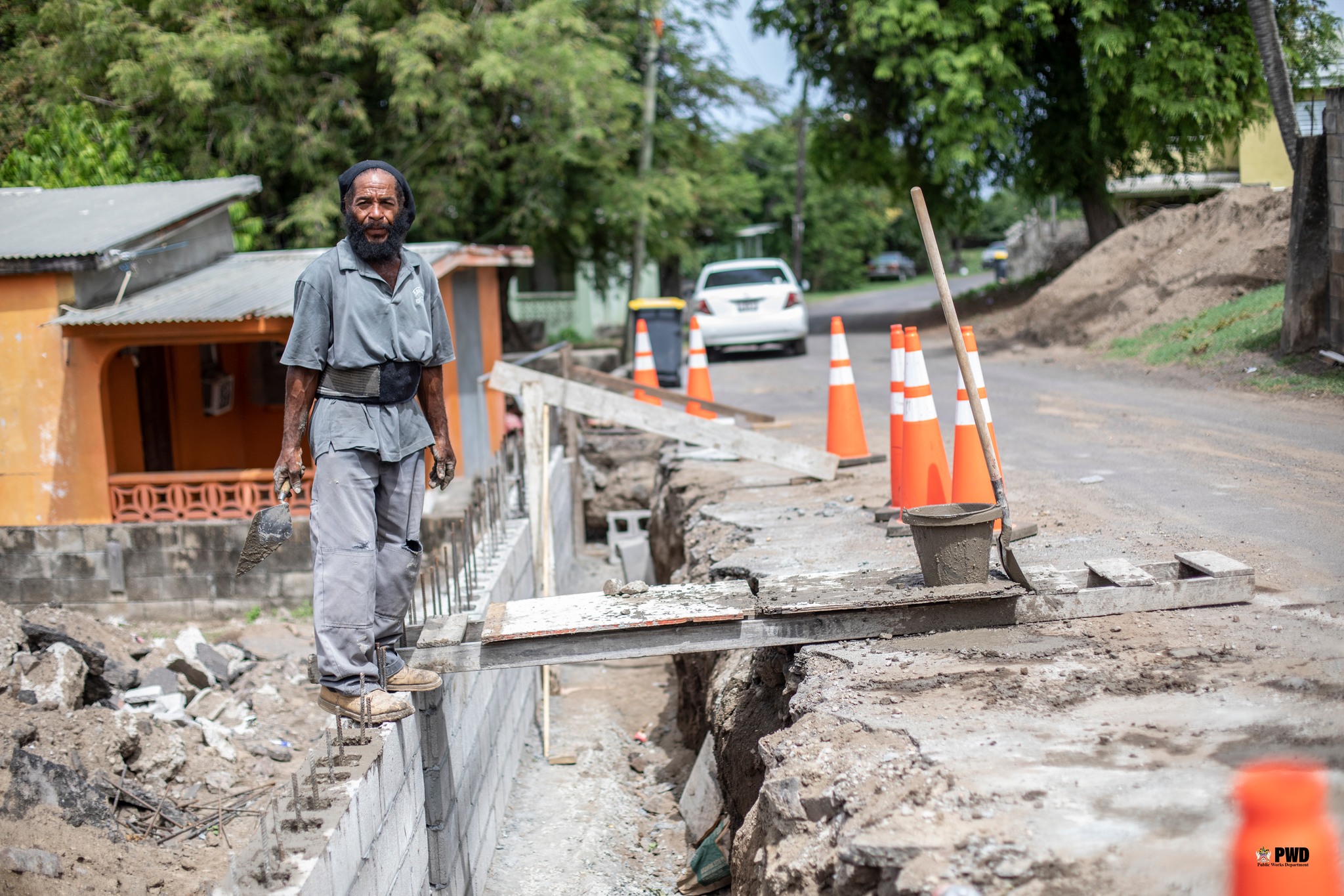 PWD: August Timeline for Constructing a Retaining Wall at Pump Bay, Sandy Point