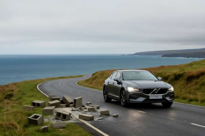 car-debris Car with debris